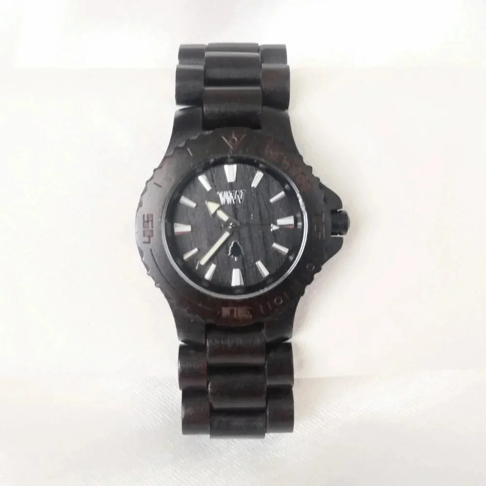 WeWood "Date" dark mahogany watch